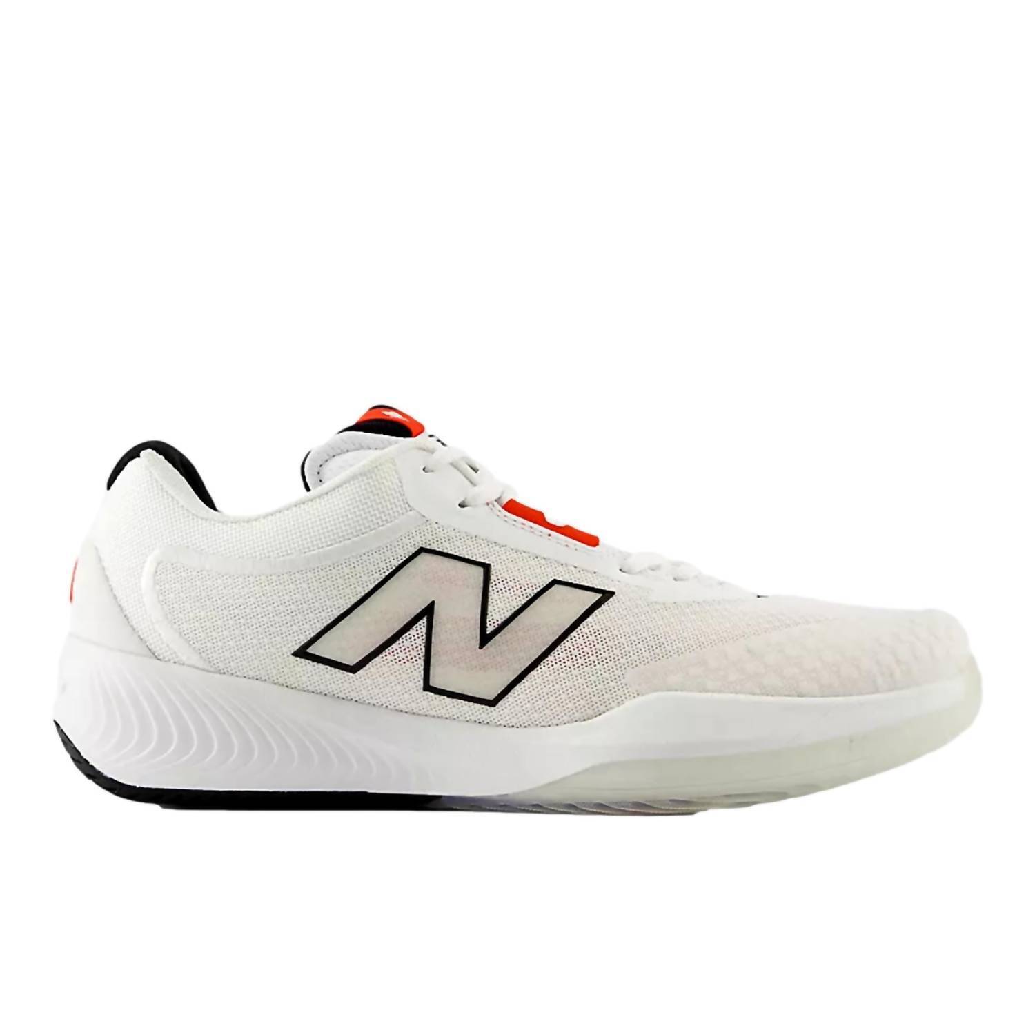 New New Balance Men's Fuelcell 996v6 Shoes In White/Black